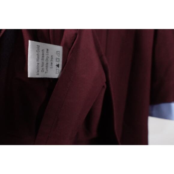 Tuckernuck Dress Merlot Sky Blue Griffiths Mini Dress $268 Extra Small XS 1470-V - Picture 14 of 14